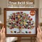 DIY Fall Tree Button Art Canvas Kit, 8x10 with Buttons & Tree Template